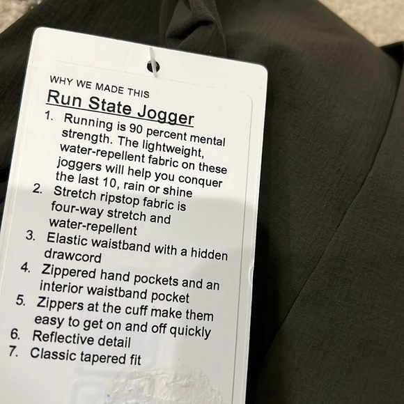 Lululemon mens run state jogger - Picture 10 of 11